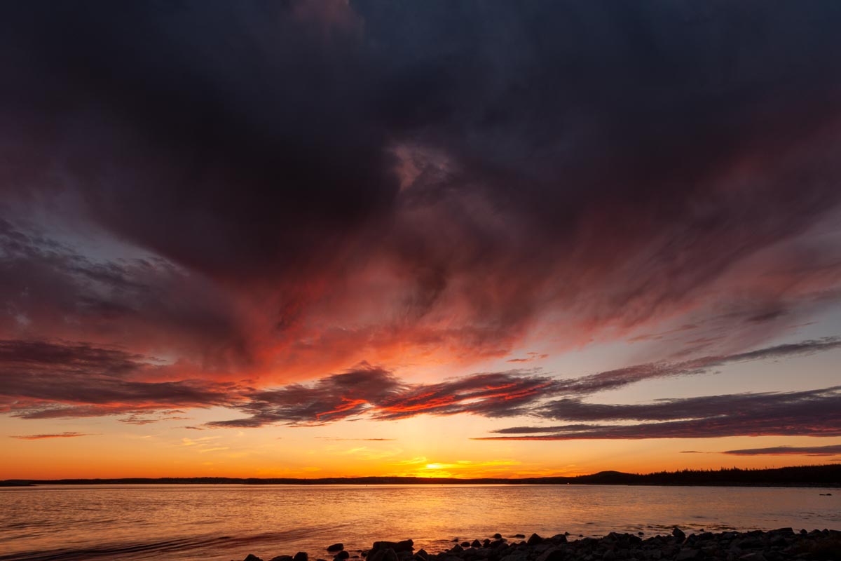 The final sunset of my residency. Good night, Port Bickerton!